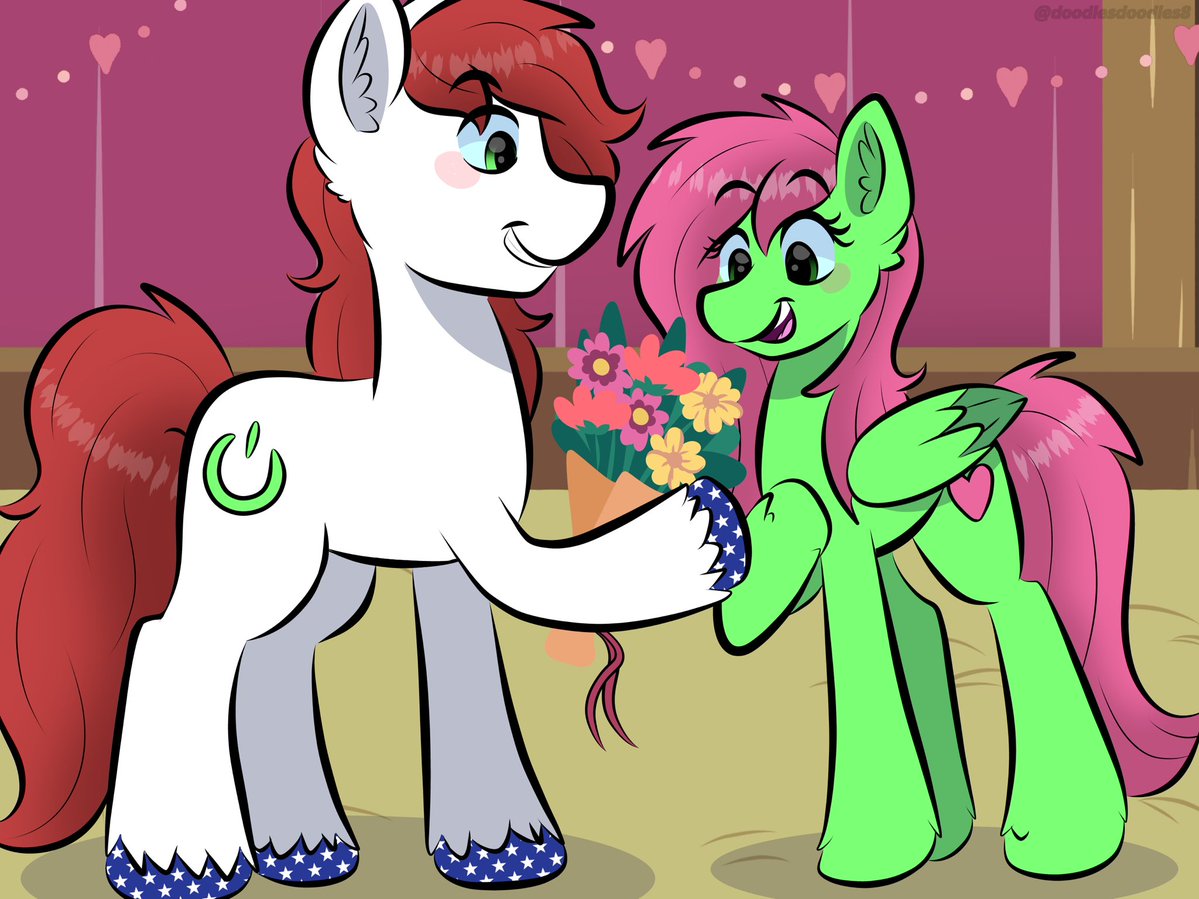 DoodlesDoodles8's tweet image. New $7 Valentine’s Day YCH 
Can be cannon ponies ^.^
#mlp #mylittlepony #pony #ych #valentines #valentine