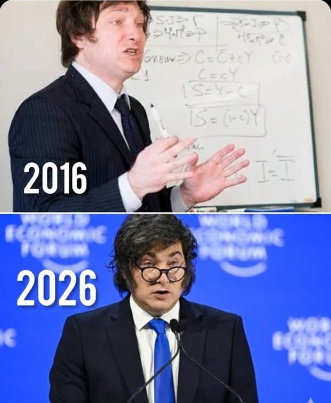 DiegoMac227's tweet photo. Cuando Milei comenzó a aparecer en los medios de comunicación, una parte significativa del periodismo se burló de él y no lo tomó en serio. Sin embargo, con el paso del tiempo, su discurso empezó a despertar a muchos ciudadanos que comprendieron que lo que decía no era una excentricidad ni una locura, sino una descripción precisa de la realidad que se estaba viviendo.

Años después, cuando decidió dar el salto a la política, volvió a ser subestimado: se lo calificó como un “fenómeno barrial”, se asumió que nadie lo votaría o que su notoriedad sería pasajera. Hoy la realidad demuestra cuán equivocados estaban.

Afortunadamente, vemos a un Milei que ya no solo interpela a los argentinos, sino al mundo entero, líderes internacionales lo escuchan, observan su experiencia y toman nota de su ejemplo. Ha logrado arrinconar a una casta política que se creía intocable y está instalando una visión que muchos creían imposible de oír en el debate público, el libertarianismo.