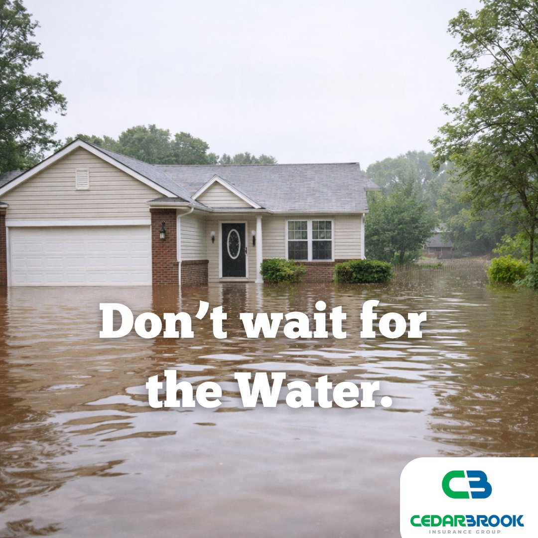 CedarBrookInsur's tweet image. Flood damage can happen anywhere, and home insurance typically doesn’t cover it.

At Cedarbrook Insurance, we help you explore flood coverage options so you’re protected before the next storm.

Book a quick review: bit.ly/4hlNsiJ

#FloodInsurance #Cedarbrook #Protect
