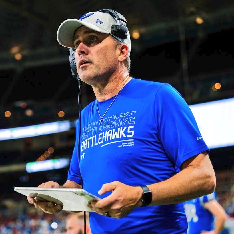 JamesLarsenPFN's tweet photo. News: The Orlando #Storm have added Kyle Caskey as Offensive Coordinator, alongside Marc Colombo being named as OL Coach.

Both were on Anthony Becht's #UFL staff last year in St. Louis.

Caskey notably earns the OC gig, with Phil McGeoghan headed to Europe. 

(per @uflanalyst & me)
