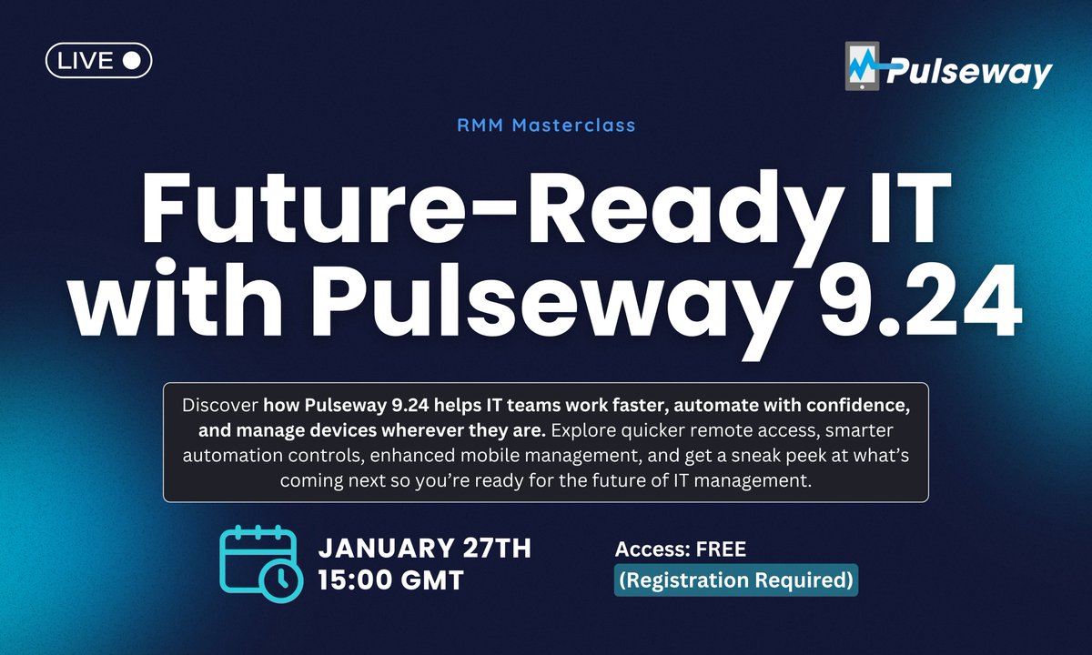 Pulseway tweet media