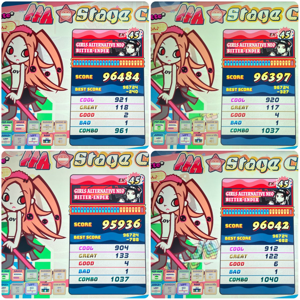 今日だけでこれなのマジで終わってる pop'n music High Cheers!!、許せ