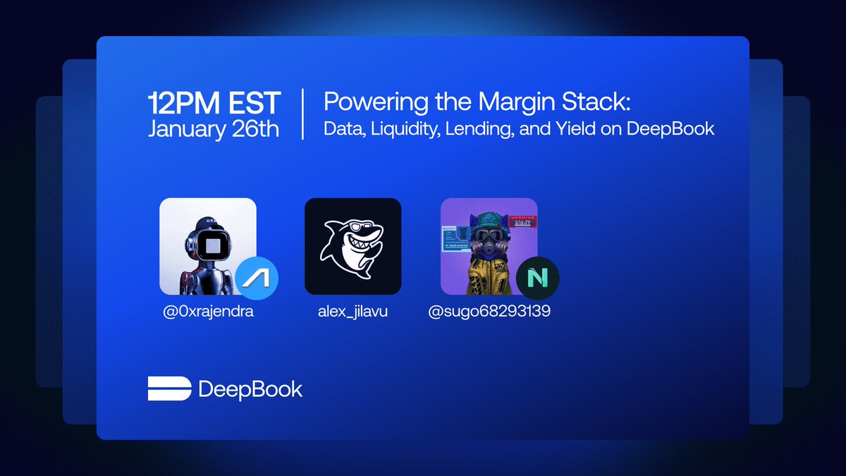 DeepBook Protocol on Sui (@DeepBookonSui) / Posts / X