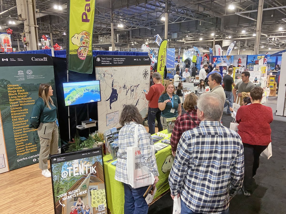 Il vous reste une fin de semaine pour nous rendre visite au Salon du bateau international de Toronto! Arrêtez-vous au kiosque G307 pour planifier votre prochaine aventure sur la voie-navigable Trent-Severn.

parcs.canada.ca/lhn-nhs/on/tre…