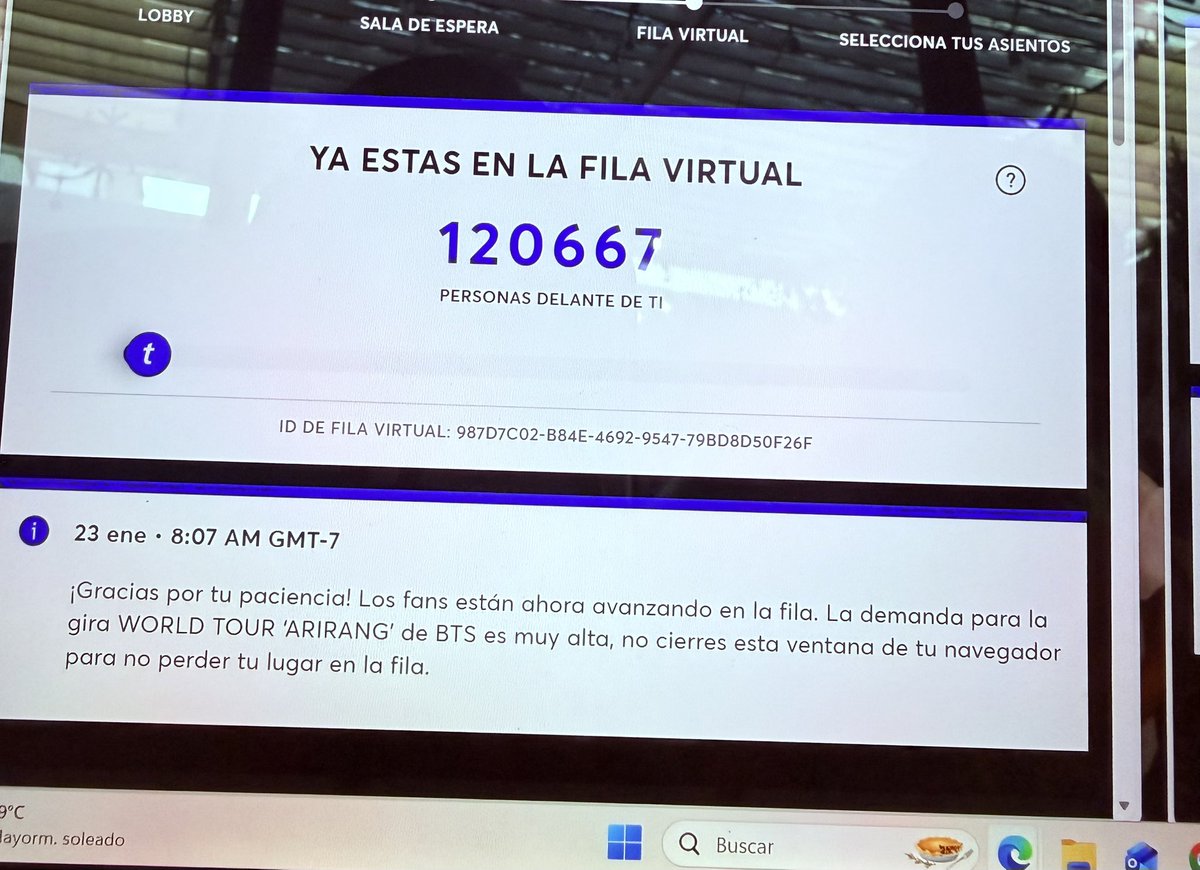 GLSMEX's tweet image. Si voy alcanzar, verdad ? 😩😩

#BTS_WORLDTOUR_MEXICOCITY