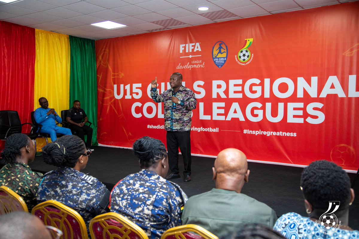 WPLGhana's tweet photo. FIFA-backed U15 Girls Regional Colts Leagues has officially been launched today at the GFA secretariat in Accra. 

Here are some stills from the program; https://t.co/DHJ8mTwJNn