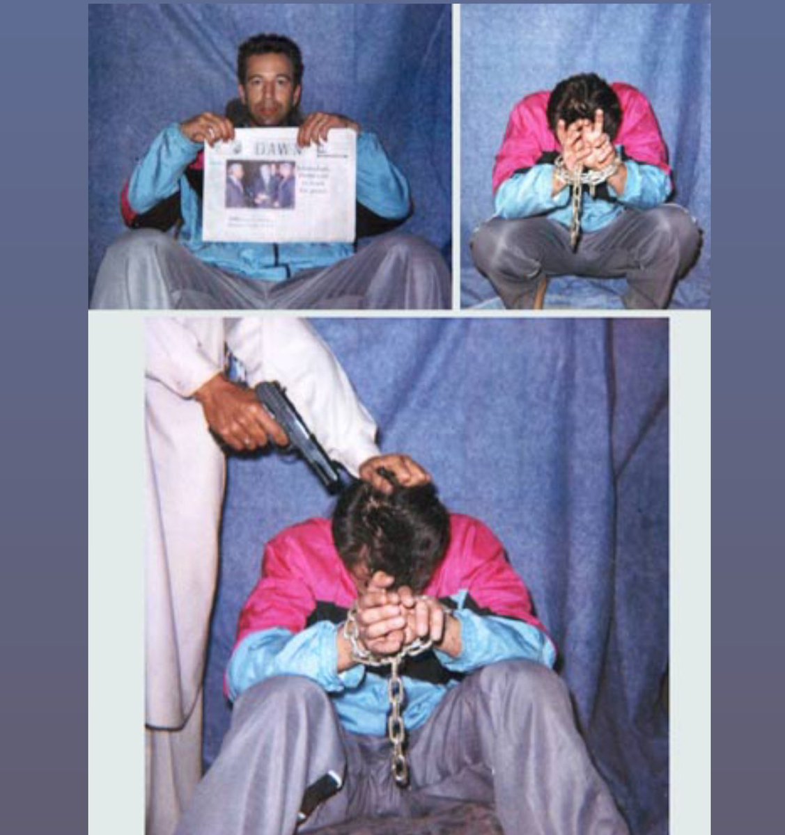 Daniel Pearl, an American Journalist, was decapitated by Al-Qaeda in Pakistan.

He was kidnapped 23 years ago today. 

His final words?

"My father is Jewish, my mother is Jewish, I am Jewish. My family follows Judaism”

Before they slit his throat and severed his head from his