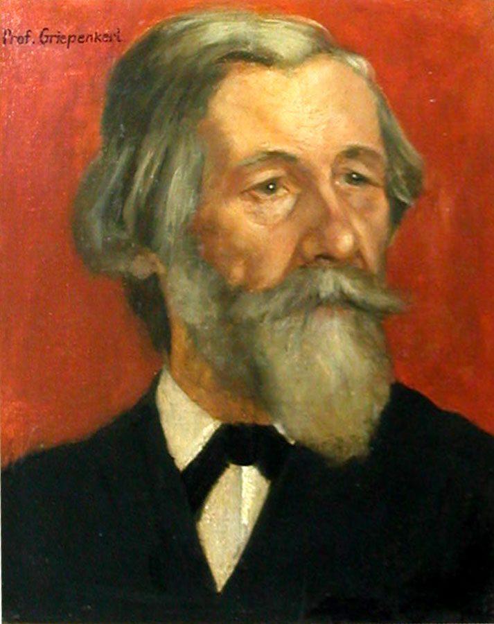 История не любит сослагательного наклонения, но так и хочется написать - глядишь, если бы принял, то.....

Кристиан Грипенкерль  (1839-1916) немецкий художник профессор Венской Академии, два раза не принявший А. А. Гитлера на учебу.