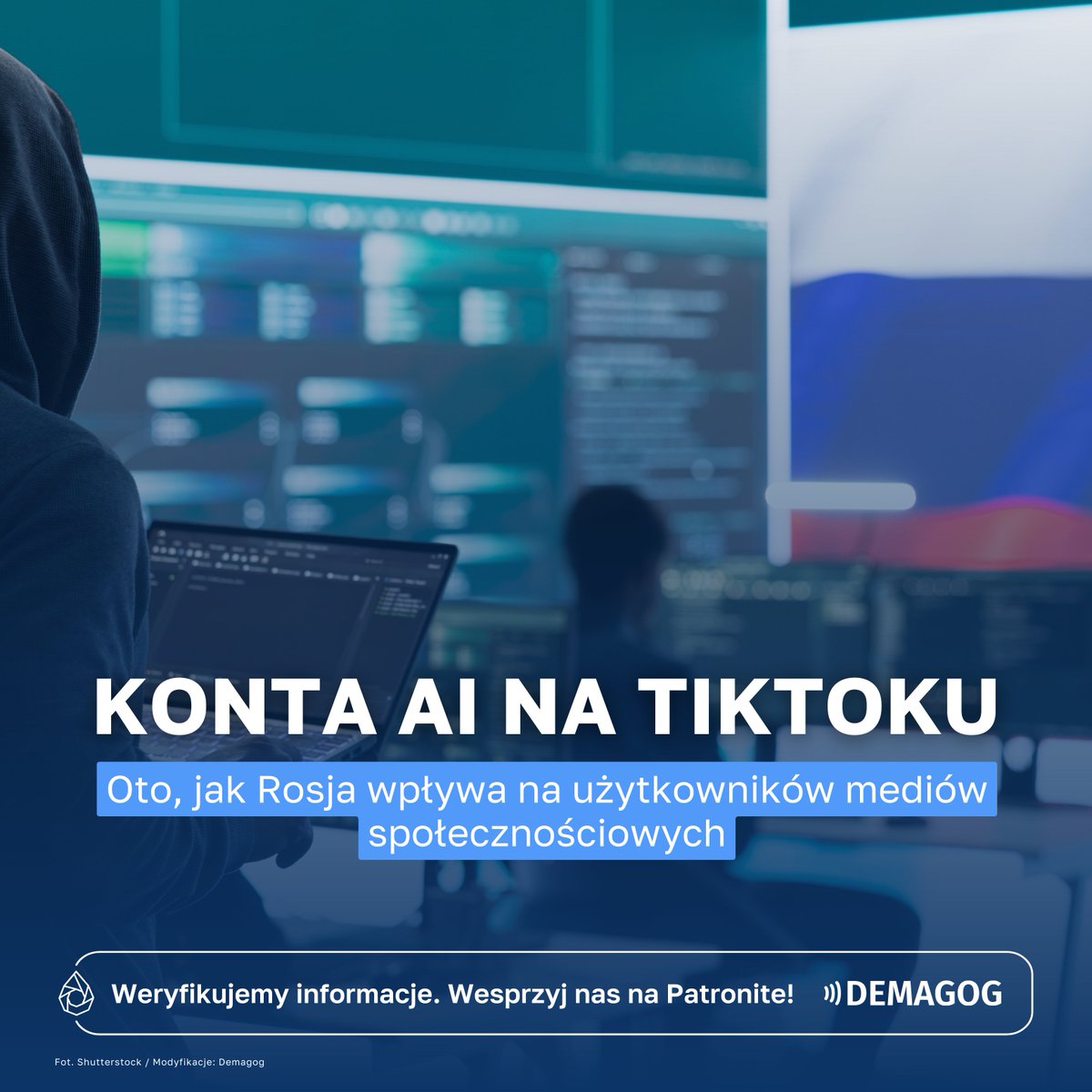 ⚠️ Konta AI na TikToku. Oto, jak Rosja wpływa na użytkowników mediów społecznościowych.

🕵️ W serwisie TikTok zidentyfikowaliśmy profile będące najprawdopodobniej częścią większej siatki kont działającej w ramach rosyjskiej operacji Undercut.

⁉️ Czym się zajmują?