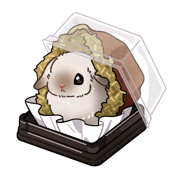 귀여운 두쫀쿠 트레틀에 토끼를 넣어봤어요🍫