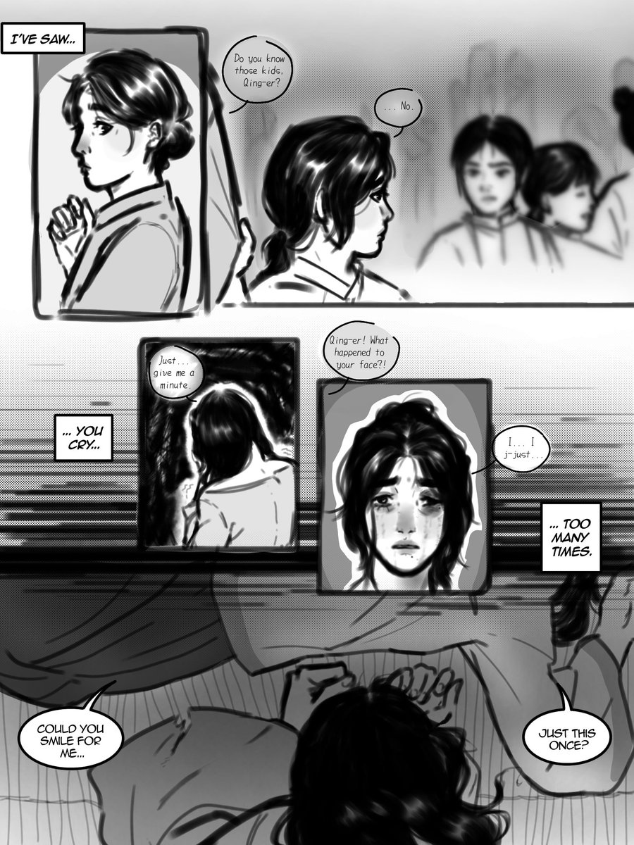 mweo_8's tweet image. Mu Qing angst nom nom 😋😋