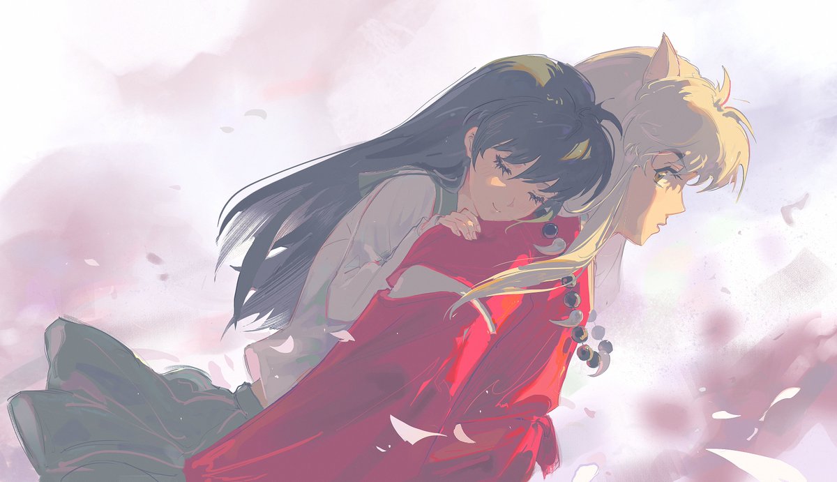 #犬夜叉 #かごめ
画了犬薇！
戈薇累了小狗背