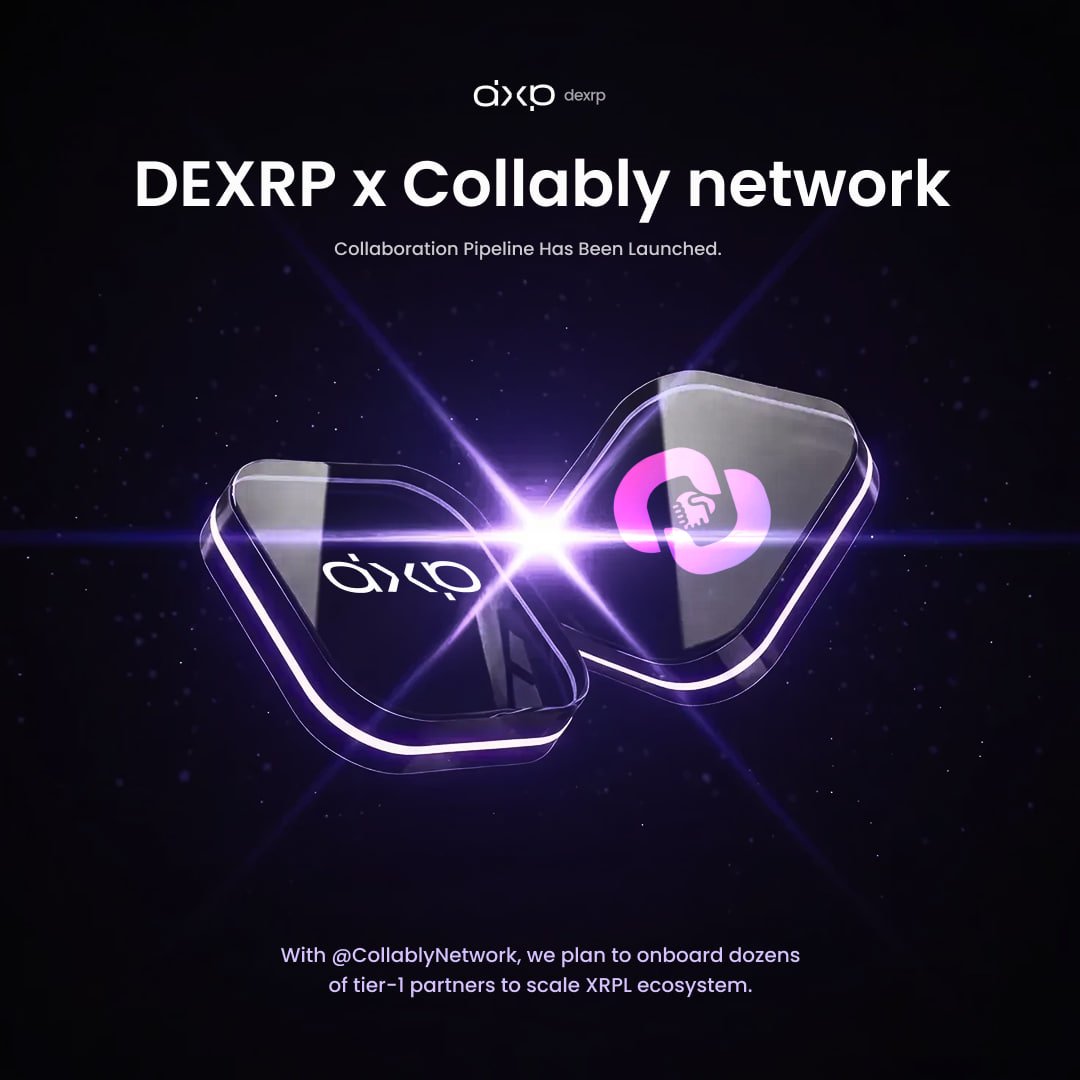 dexrp_io's tweet image. 🌐New Collaboration is Launched! 

With @CollablyNetwork, we plan to onboard dozens of tier-1 partners to scale XRPL ecosystem.

DeFi, Stablecoins, Layer solutions, RWA, and tooling platforms will soon integrate with DeXRP.

👀 Get ready for the upcoming launch.