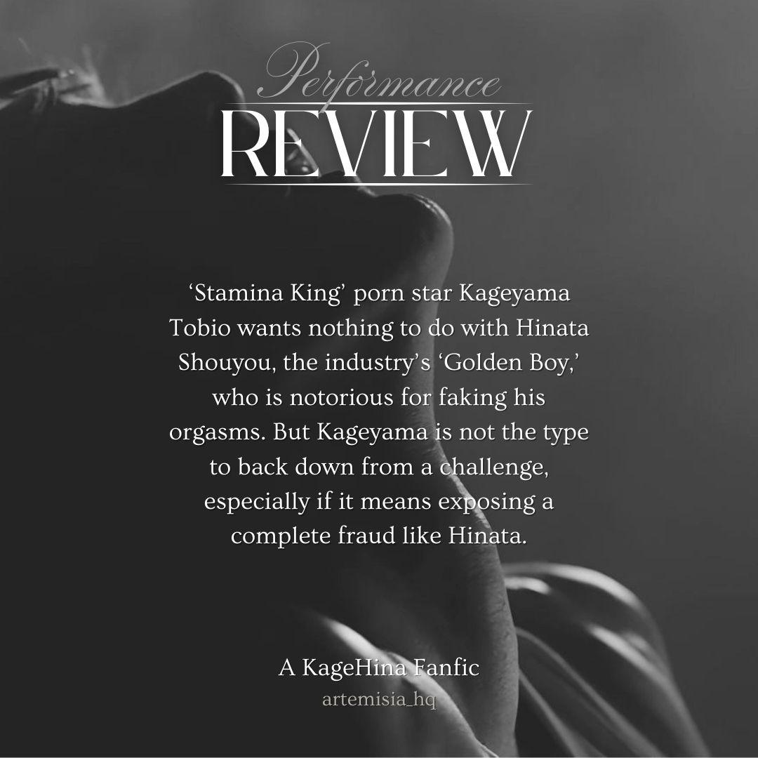 hq_artemisia's tweet image. 🎬 Performance Review 🎬

🎞️ 4.1K, Rated E, One-shot
🎞️ P0rnstars AU, Kagehina are big 👀 names in the industry
🎞️ They make a porno, that's it. And Kageyama is into some crusade to make Hinata orgasm his brains out or something kinky like that

Enjoy 🎬❤️‍🔥

Link on replies ⬇️