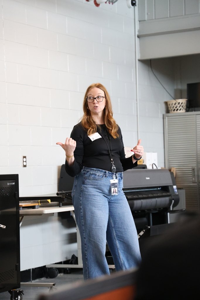 WestfallHS's tweet photo. We welcomed members of Anduril's Fury Launch Team yesterday. Students had the opportunity to learn about the innovative defense technology products Anduril is developing and hear about the career opportunities available to them, including pathways that begin out of high school. https://t.co/ne23S3SKew