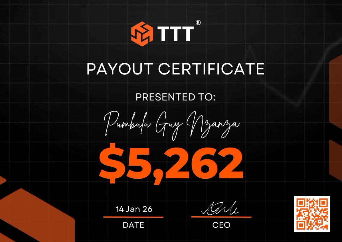 TTTMarkets's tweet image. Congratulations to all successful traders. 

If you want a relible firm to scale prop trading with, It's tttmarkets.com