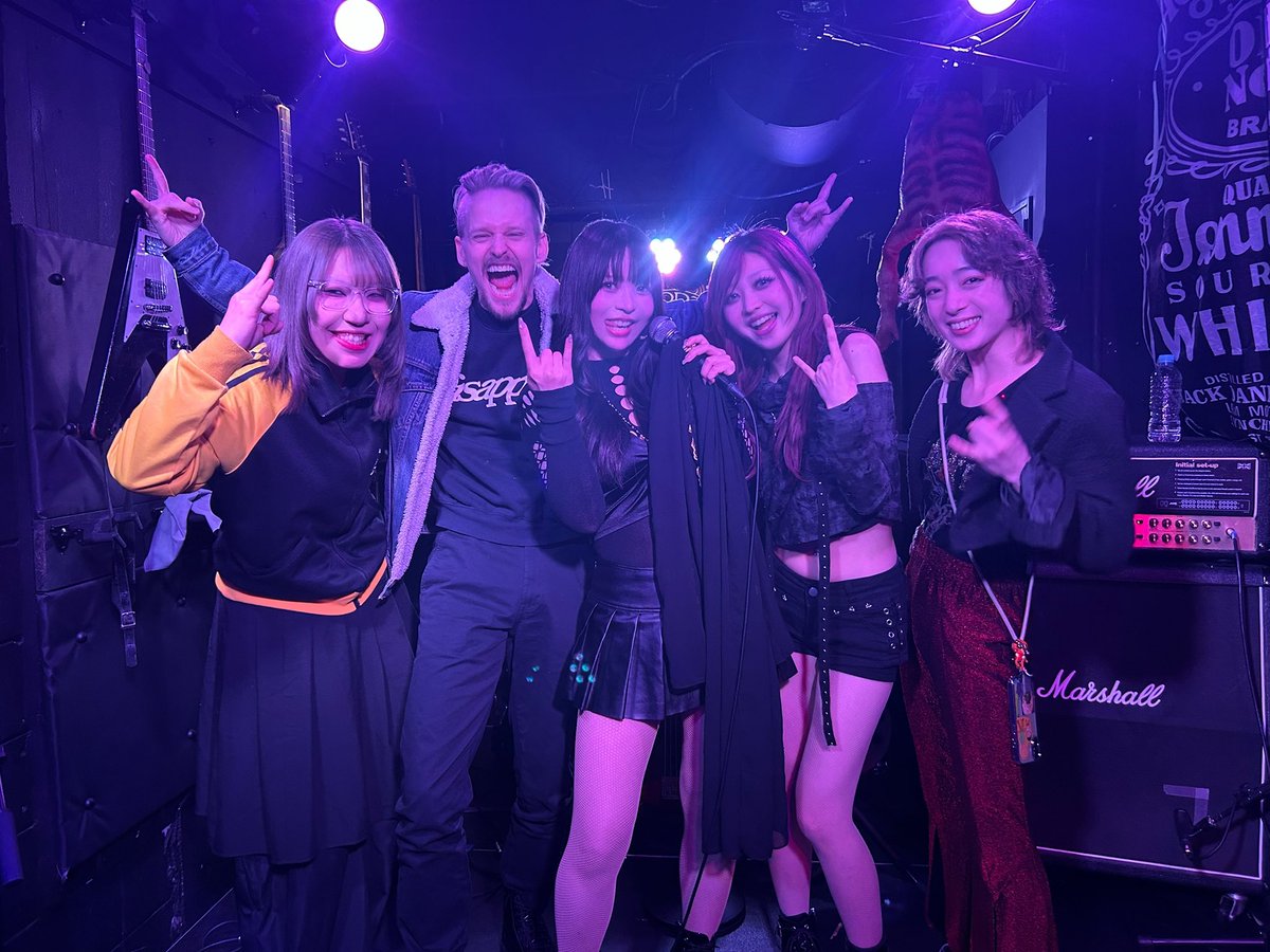 2026.1.23.
本当に素晴らしい夜をありがとうございました！！！

熱いオーディエンス、GODZという最高の場所、そしてErik Grönwallに会えて感無量です…！
2026年、がんばります🔥

Thank you💋