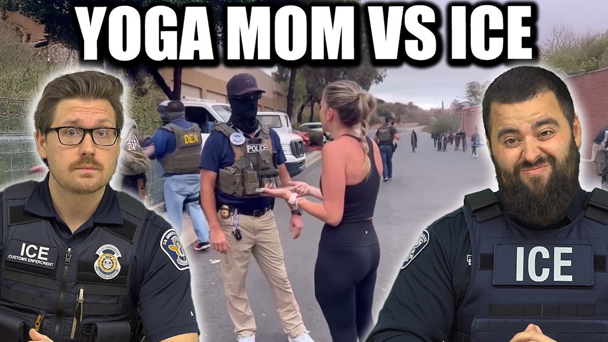 fleccas's tweet image. 🚨NEW EPISODE OUT NOW!🚨
HUMILIATING: Yoga Mom Tries to Stop ICE/DEA Apprehension - EP322
FULL EPI: youtu.be/3gu_512x6Ic