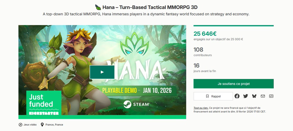 C'est fait !

Nous avons atteint nos objectifs de 25 000 euros !

Si tu veux voir les autres paliers ou obtenir ton accès à la bêta ou à l'alpha, ça se passe ici :

kickstarter.com/projects/garde…