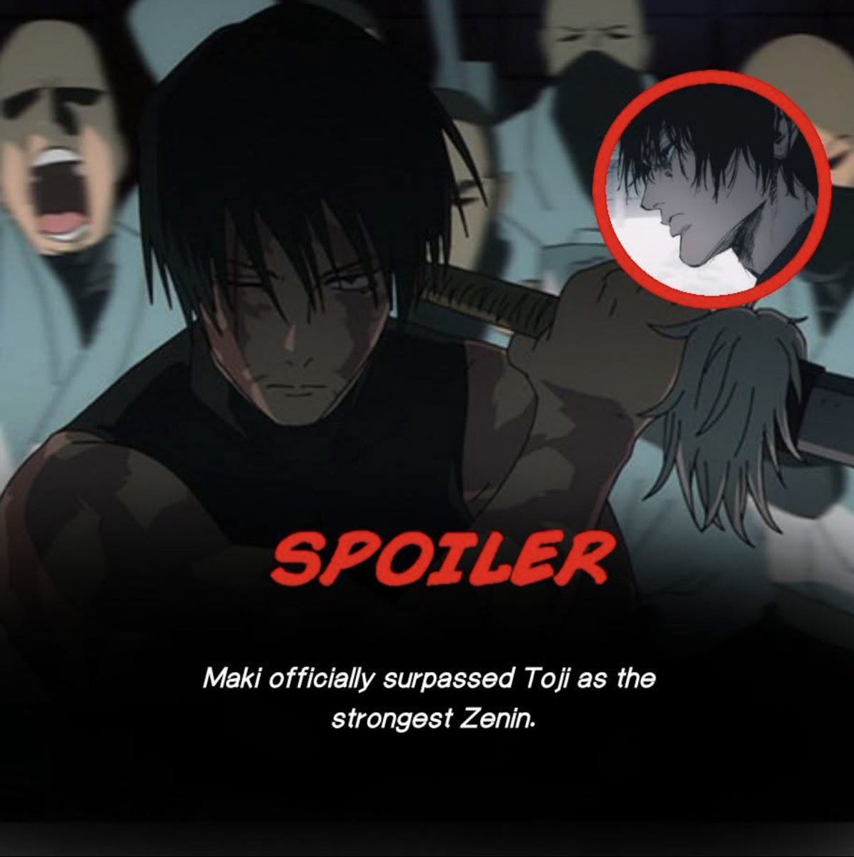 JJKcontents's tweet image. Maki vs Toji, who wins?