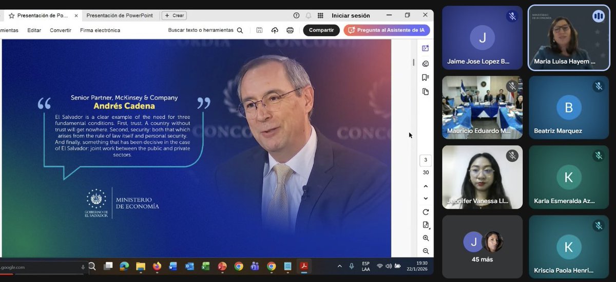 “El Salvador se perfila como un destino creíble de inversión, con avances anclados en seguridad, confianza, reformas y una sólida colaboración público-privada, lo que abre oportunidades reales para la industria de semiconductores como un nodo complementario dentro de cadenas de