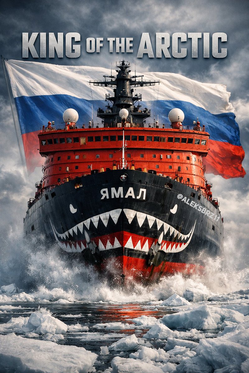 🚨BREAKING NEWS

Vladimir Putin: 

"Russia's 2030 Icebreaker will be the World's Most Powerful and Mighty Ship."

"No country in the world has the power we have in terms of icebreaker ships, and we are going even further; we are king in the Arctic."🇷🇺👑❄️