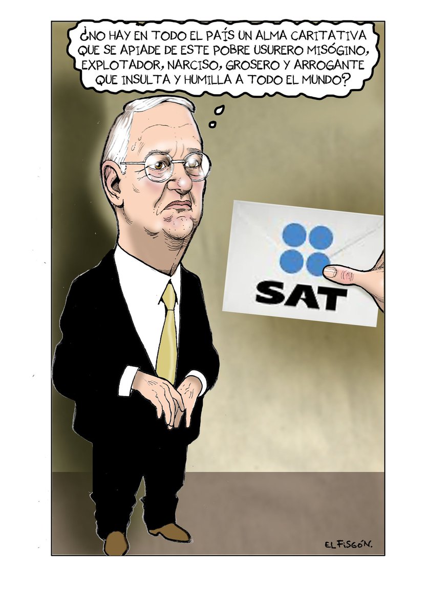 Por narcisista y arrogante. Por creerse todopoderoso e intocable, <a href="/RicardoBSalinas/">Don Ricardo Salinas Pliego</a> se puso en jaque él solito y pronto pasará de potentado a impotente.
¿Qué sistema enfermo es el que encumbra a los Salinas Pliego, los Milei y los Novoa?