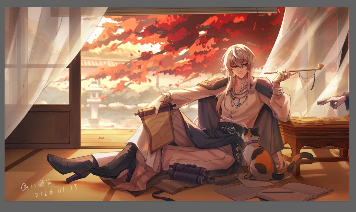 感谢朋友让我在江湖悠悠公款吃喝（？）
是日式风格om捏