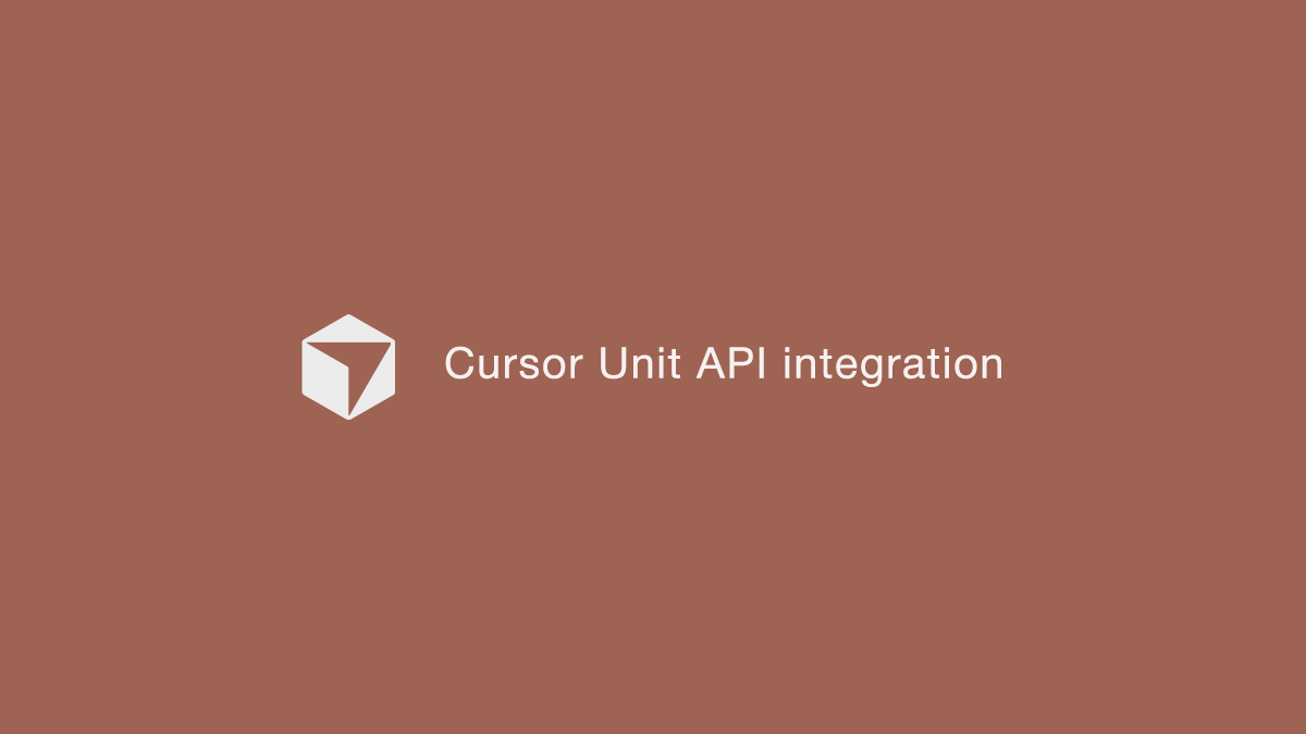 rei_labs's tweet photo. Today we upgraded our Agentic API. Units are now Cursor-compatible.

Cursor Pro users can add it directly to their setup.

Demo and guide in second tweet 👇 https://t.co/y8Z9LsILW3