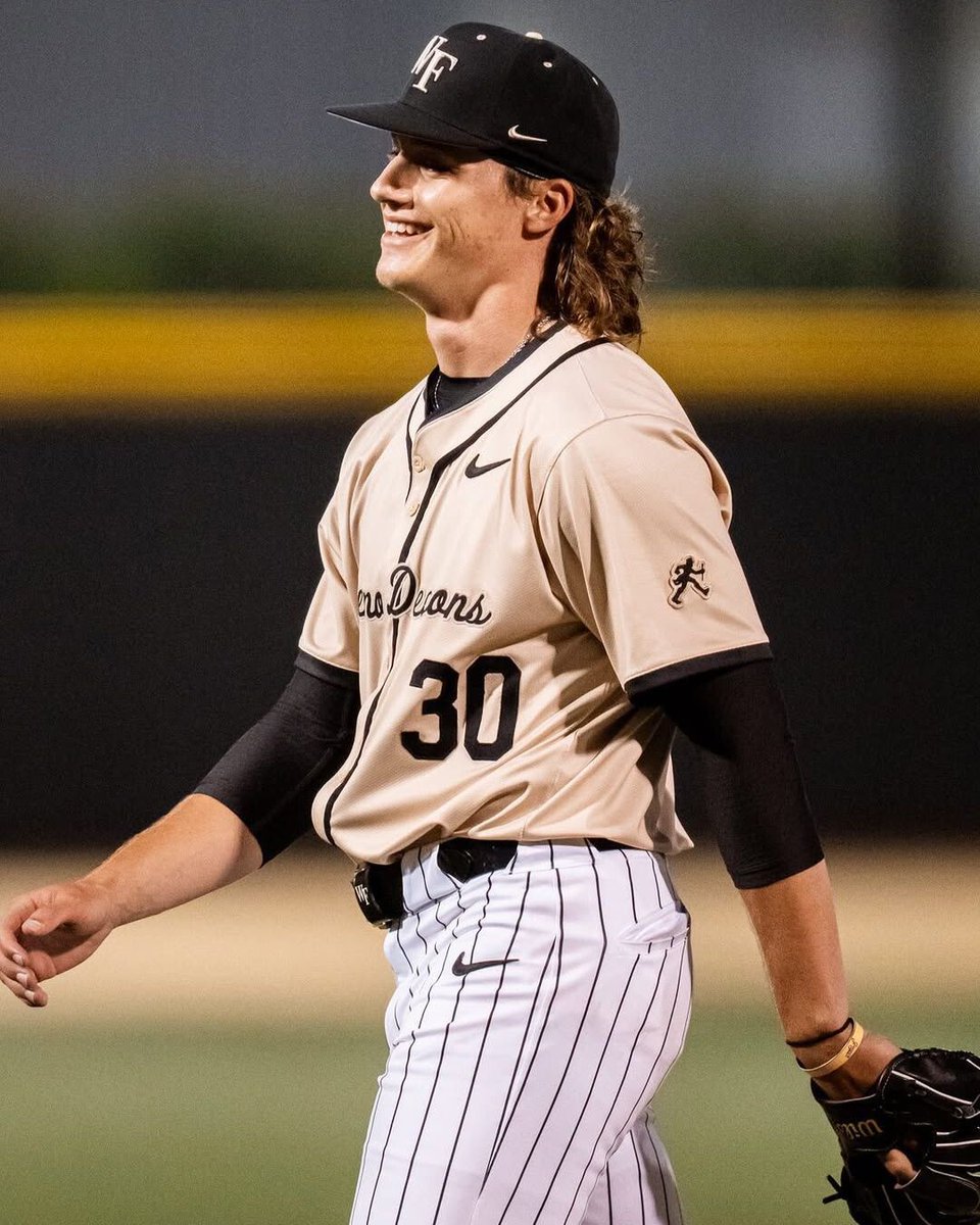 d1baseball's tweet photo. If the lineup around Kade Lewis and Dalton Wentz comes together and the hard-throwing bullpen performs, @WakeBaseball could reach its immense upside.

Full breakdown of the 21st-ranked Demon Deacons 👇 

🔗 https://t.co/lcgFDHU654 https://t.co/jnCyXsBR34