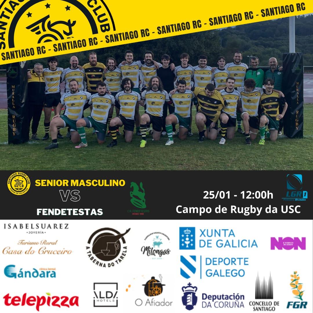 RugbySantiago's tweet photo. Volve o rugby a Santiago!!!
Este domingo, o noso senior masculino xoga na cada xunto con @rugbyzalaeta para recibir a @fendetestasrugb

Xa tes un bo plan para o domingo!!!

Achégate a animar!!! 💛🖤 https://t.co/yma45WrWex
