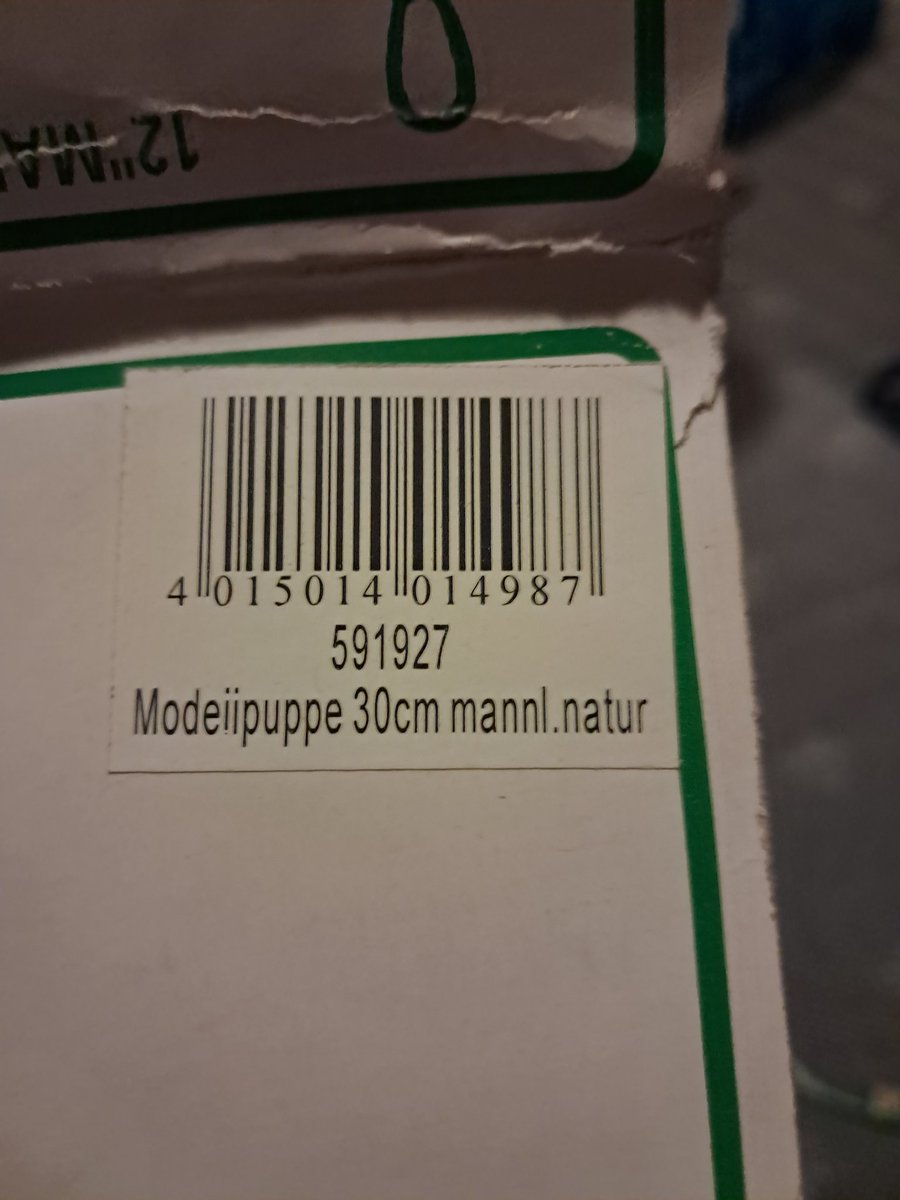 bitches kan ikke fordra meg på grunn av mine 30 cm modeiipuppe av mannlig natur