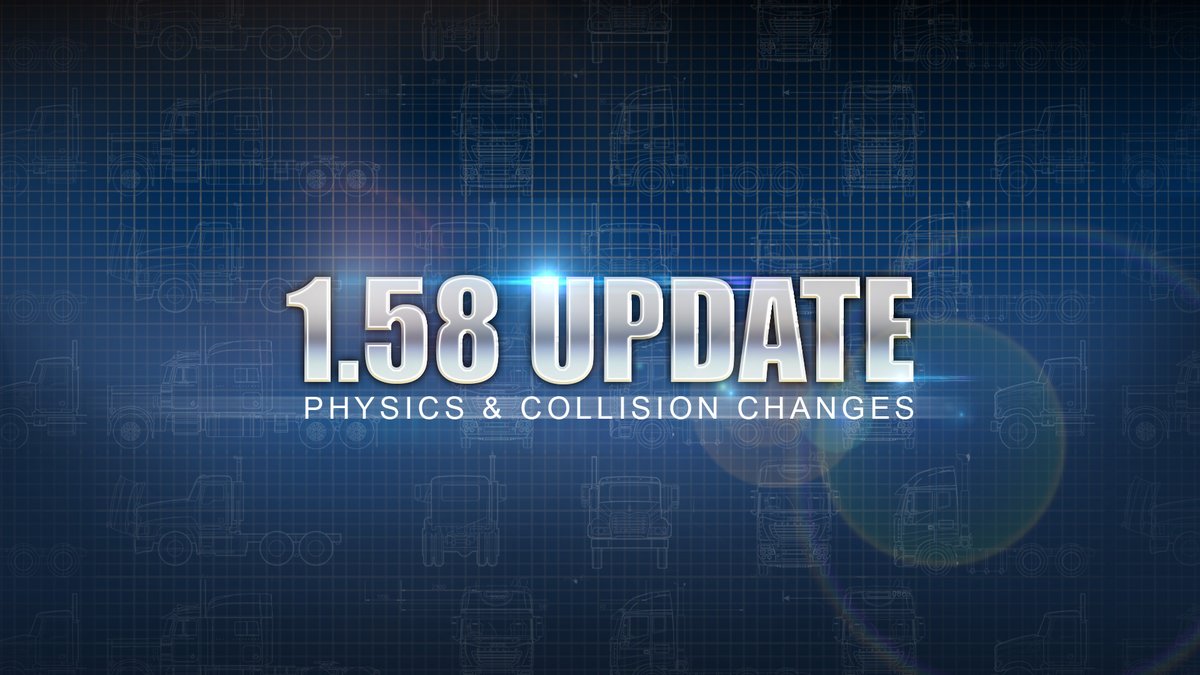 SCSsoftware's tweet image. Physics &amp;amp; Collisions changes are coming in update 1.58 🔧

As we prepare the ground for new vehicle types in ETS2 &amp;amp; ATS, we’ve revisited and refined in-game physics from handling and input response to collisions and world contact 🚛🚗🚌

Read more at: blog.scssoft.com/2026/01/158-up…