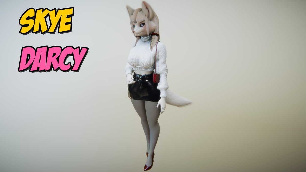 Showcase of our upcoming new winter wolf lady Skye  for February content release is here!

patreon.com/posts/148937397