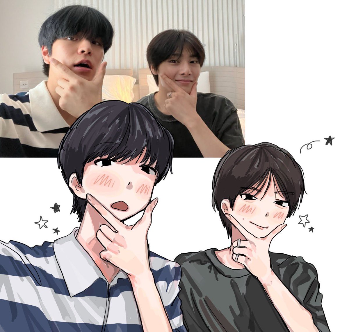 8_8om's tweet image. 🐶🦊 #seungin #승양