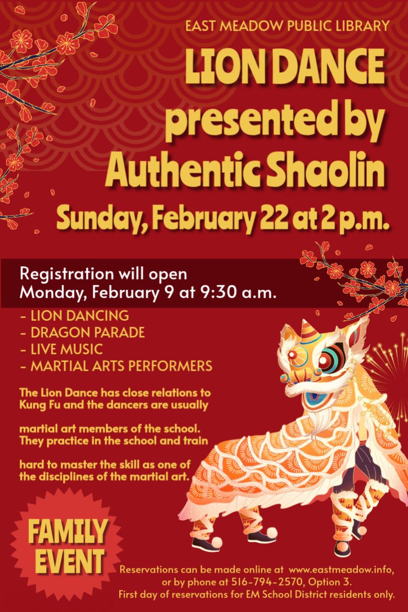 East Meadow Public Library Programs tweet media