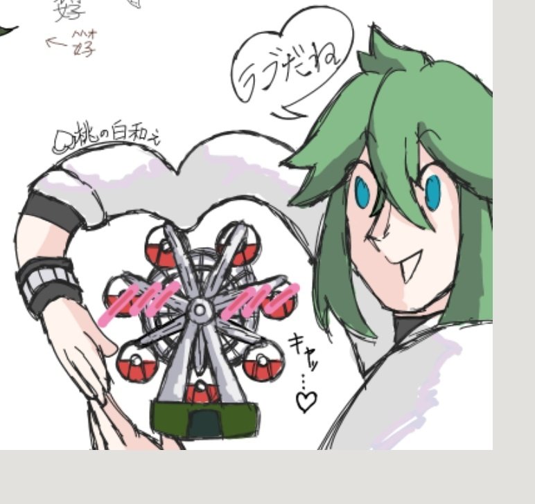 WhitePeach_D's tweet image. ギャグN観を絵茶で描かせていただきましたぜ