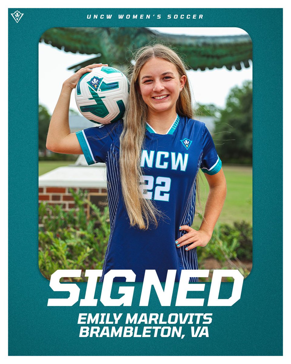 UNCWSoccer's tweet photo. welcome to the nest, Emily Marlovits 🦅

#SeahawkSoccer https://t.co/ZxhIU0rfCl