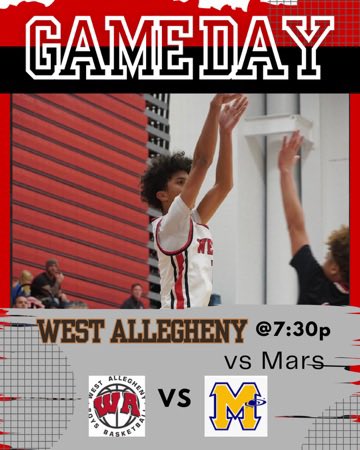 ‼️‼️ GAME DAY! Home &amp; section matchup tonight vs Mars. Student Section Theme: ⚫️Out - JV at 6 / Varsity at 730! Be there! ‼️

<a href="/WestASports/">West A Athletics</a>