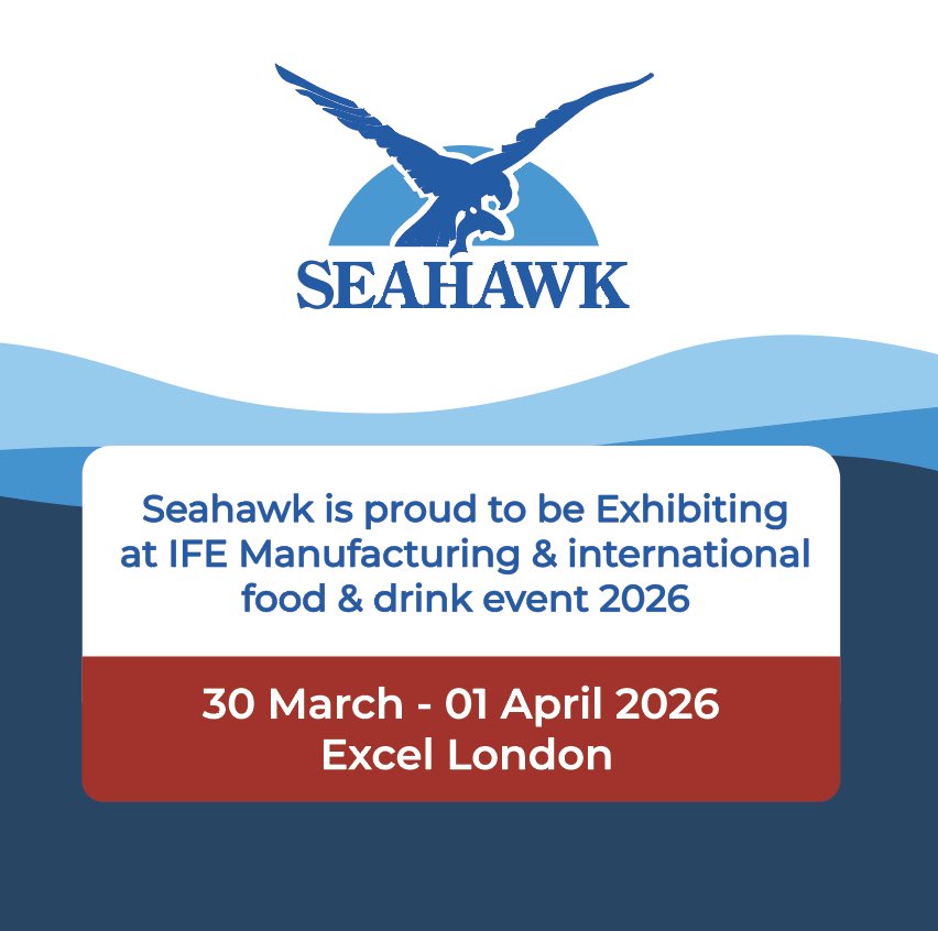 We’re excited to announce that Seahawk Marine Foods Ltd will be exhibiting at IFE Manufacturing &amp; International Food &amp; Drink Event 2026 
📍 Excel London
Date: 30 March – 01 April 2026
Stand: N4030

Let us know if you’re planning a visit?