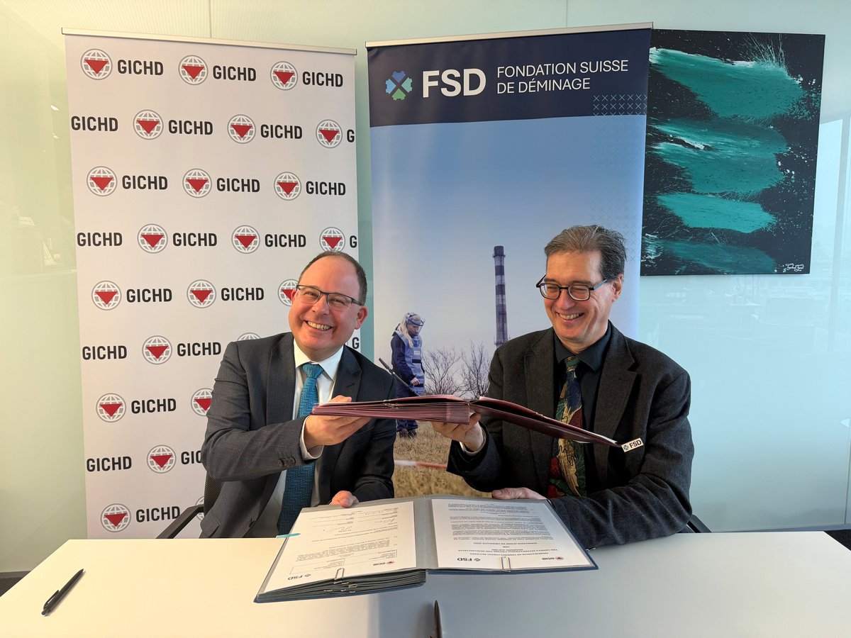 FSD (Fondation suisse de déminage) tweet media