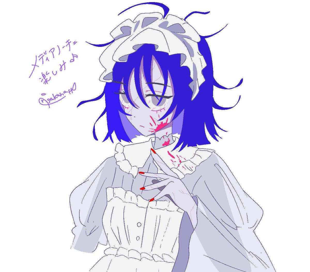 Osakana_nuco's tweet image. #ずとまよファンアート
グロとかわいい女の子の組み合わせ大好き🖤
キャラで可愛い~