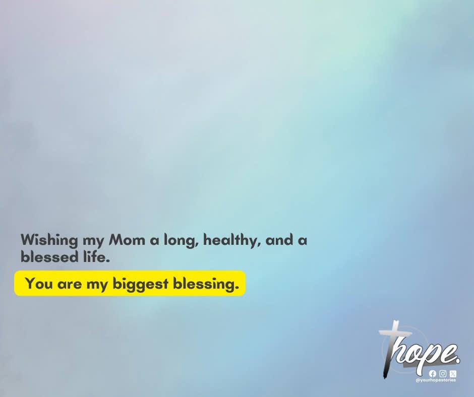 I value you deeply, I’m thankful for you, and I pray for your happiness and longevity.