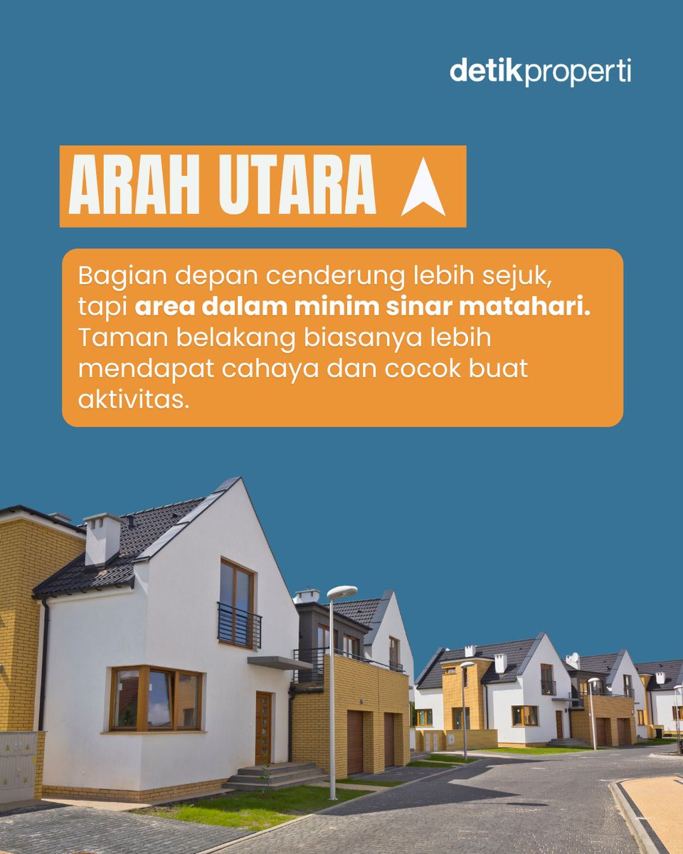 detik_properti's tweet image. Beli rumah hadap mana yang paling ideal? Cek panduannya di sini! 🧭
⁣
Biar nggak salah pilih dan berakhir menyesal, yuk kenali perbedaan tiap arah dengan slide sampai habis! 👉⁣
⁣
#tipsrumah #arahrumah #belirumah