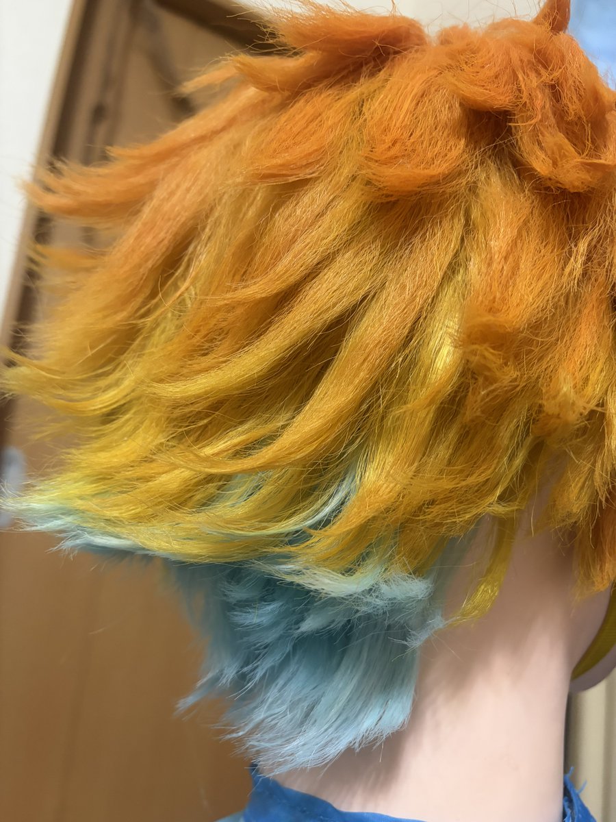 約1年前に作ったウィッグだけども我ながら色味天才だなって思ってる