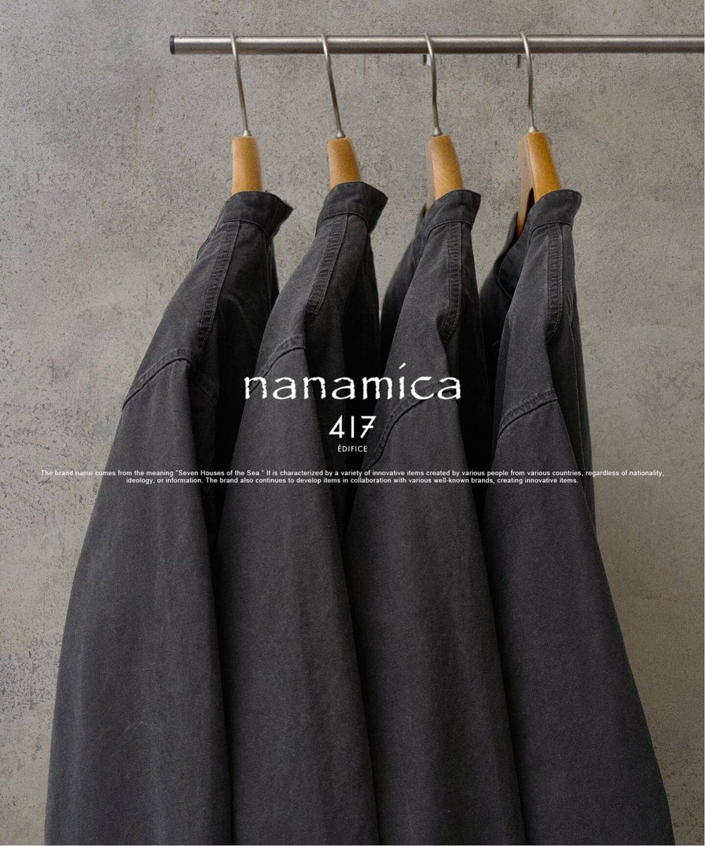417 EDIFICE × nanamica 2026 SS 別注 