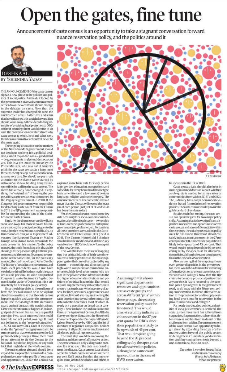 This is the first step towards derailing caste census. Read below to understand.
जातिवार जनगणना से धोखाधड़ी की शुरुआत हो गई है। खेल समझने के लिए पूरा पढ़ें (नीचे हिंदी में है)

Yesterday RGI declared questions for the first round (Household Listing) of Census 2027. Here Question