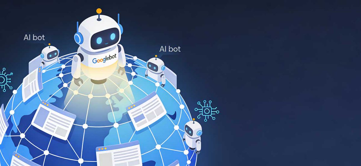Googlebot dominates 2025, making over a quarter of all good bot traffic. The web’s busiest mail carrier—constantly checking pages for search. #Googlebot #AI #SEO shorturl.at/HKK4o