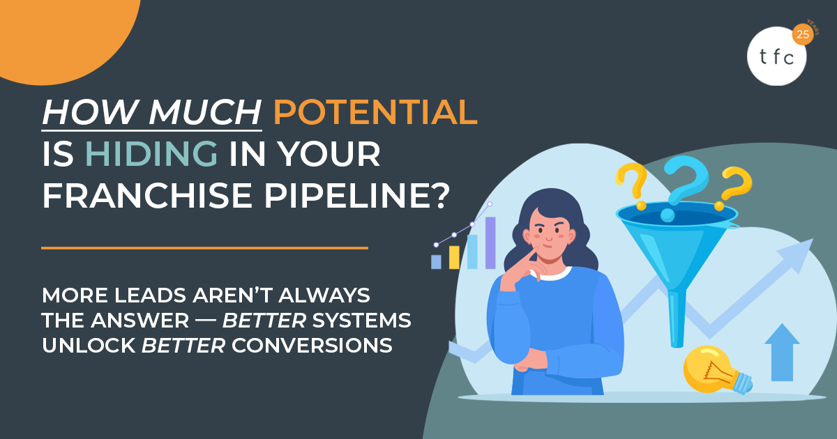 There still could be plenty of new franchisees already in your pipeline just waiting for the right systems and messaging to unlock their potential.thefranchisingcentre.com/how-much-untap…