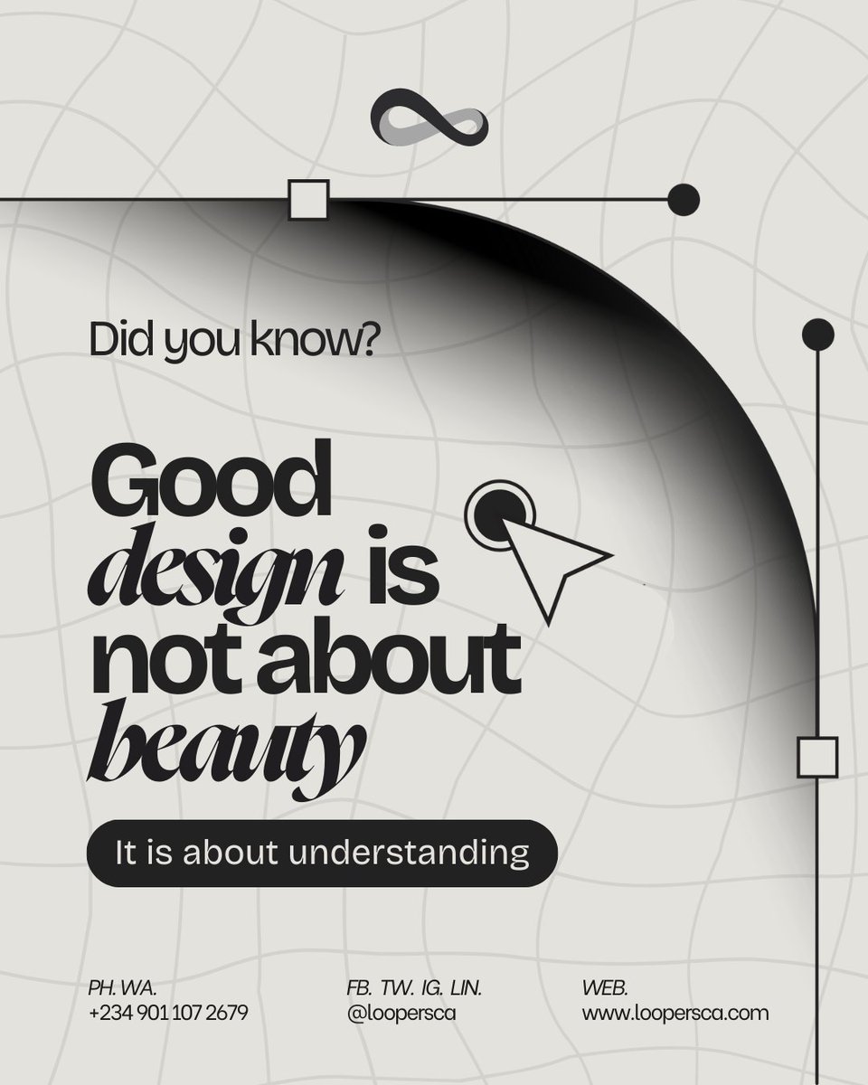 loopersca's tweet photo. At Loopers Creative Agency, we approach graphic design as visual communication.
Whether it is a flyer, social media visual, brand asset, or promotional material, our goal remains the same.
Contact us now ➡️+2349011072679
#DidYouKnow #GraphicDesignNigeria #VisualCommunication https://t.co/jtThFF9vG9